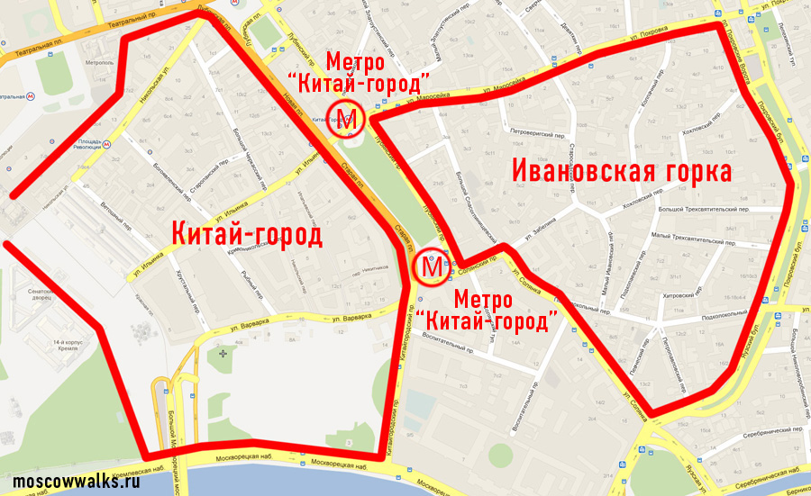 Ошибки на карте Москвы и городские заблуждения
