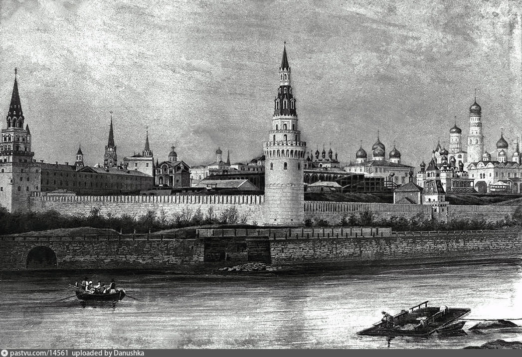 Самая старая фотография Кремля и Москвы
