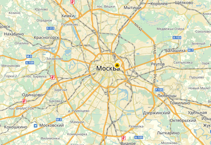moscow map
